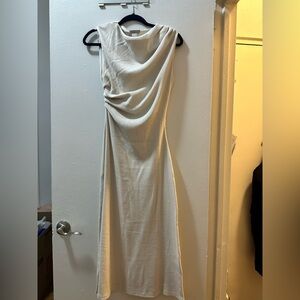 H&M Cream Maxi Dress